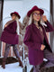 Blazer "BELLA" - EGGPLANT PURPLE